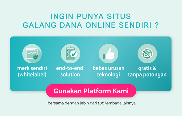 Banner daftar Bersedekah.com