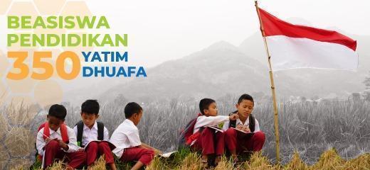 Gambar banner Beasiswa Pendidikan 350 Yatim Gambar banner Beasiswa Pendidikan 350 Yatim