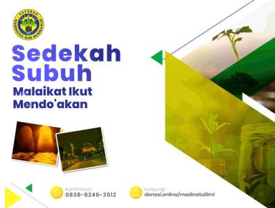 Gambar banner Sedekah Subuh Para Malaikat Ikut Mendoakan