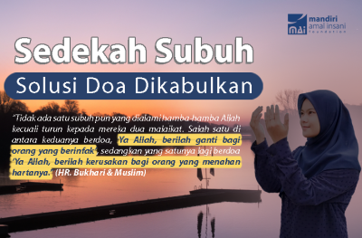 Gambar banner Sedekah Subuh Solusi Doa Dikabulkan