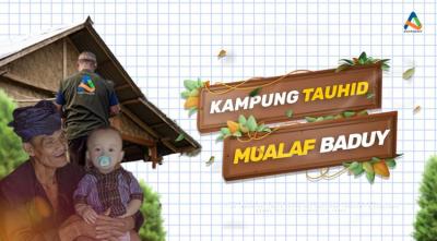 Gambar banner Kampung Tauhid Mualaf Baduy