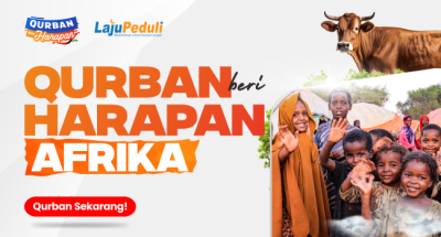 Gambar banner Qurban Sapi Afrika, Beri Harapan Untuk Saudara Afrika