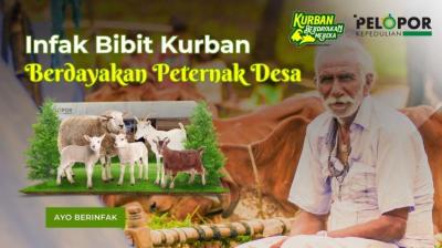 Gambar banner Infak Bibit Kurban untuk Peternak Desa