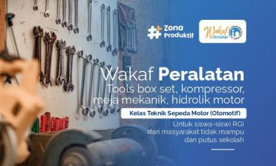 Gambar banner Yuk Support Peralatan Kelas Teknik Sepeda Motor