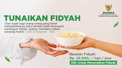 Gambar banner TUNAIKAN FIDYAH