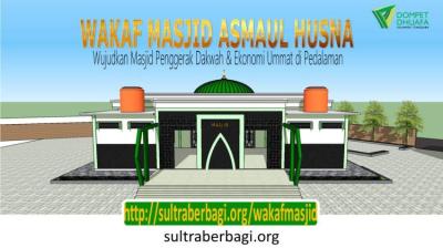 Gambar banner Wakaf Masjid