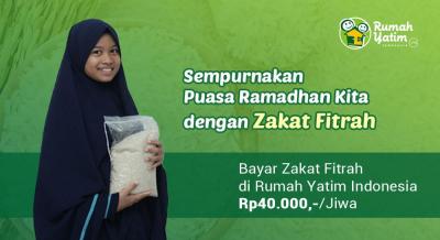 Gambar banner Zakat Fitrah Bersama Rumah Yatim Indonesia