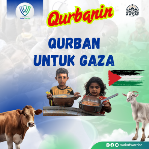 Gambar banner Qurban Untuk Gaza-Palestina