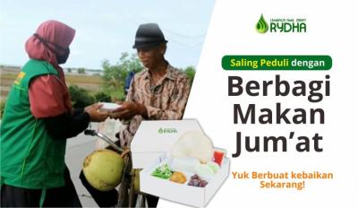 Gambar banner Saling Peduli dengan Berbagi Makan Jumat