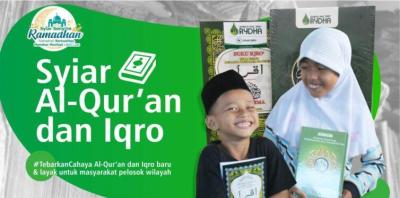 Gambar banner Ramadhan Berkah dengan Sedekah Al-Quran dan Iqro