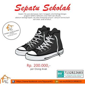 Gambar banner Sepatu Sekolah Yatim Dhuafa