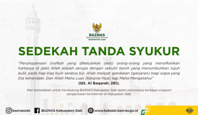 Gambar banner Sedekah Tanda Syukur