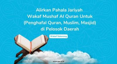 Gambar banner Gerakan Satu Juta Al-Quran Untuk Daerah Pelosok