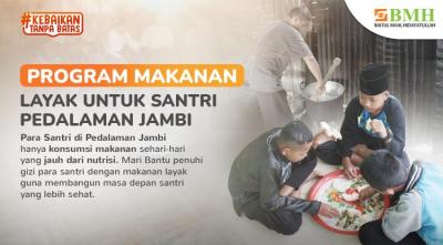 Gambar banner Makanan Layak untuk Santri Pedalaman Jambi