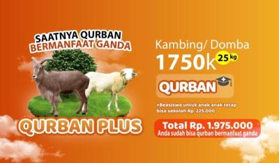 Gambar banner Qurban Plus Donasi Beasiswa