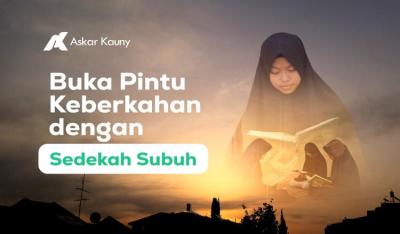 Gambar banner Buka Pintu Keberkahan Dengan Sedekah Subuh