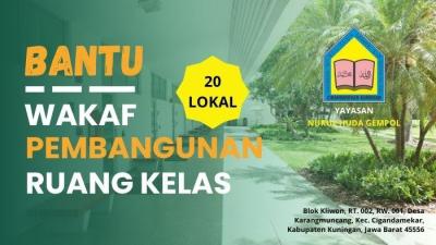 Gambar banner Bantu Wakaf Pembangunan Ruang Kelas