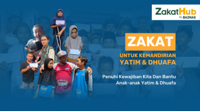 Gambar banner Zakat Untuk Kemandirian Yatim dan Dhuafa