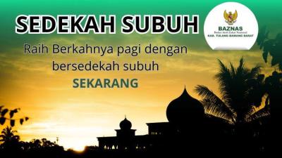 Gambar banner SEDEKAH SUBUH