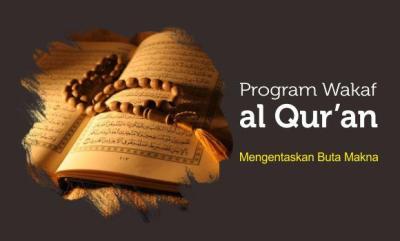 Gambar banner SEDEKAH AL-QURAN BRAILLE UNTUK TUNANETRA PENGHAFAL AL-QURAN