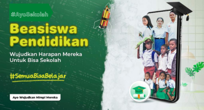 Gambar banner Yuk Bersama kami, Berikan Bantuan Beasiswa Pendidikan Anak Kurang Mampu 