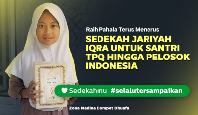 Gambar banner Sedekah IQRA Untuk TPQ Hingga Pelosok Indonesia