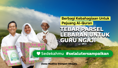 Gambar banner TEBAR PARSEL RAMADAN UNTUK GURU MENGAJI DAN PENGGALI KUBUR