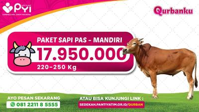Gambar banner Qurban Sapi Paket Pas Mandiri