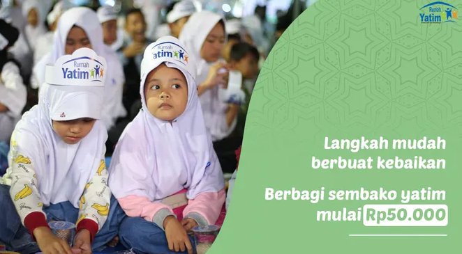 Gambar banner Paket Makan dan Pakaian untuk Yatim Jabodetabek