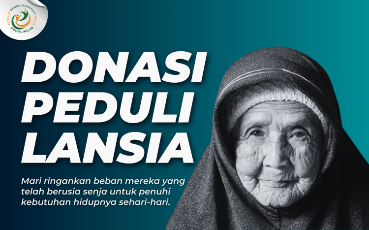 Banner program Peduli Lansia