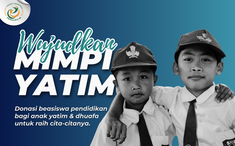 Banner program Wujudkan Mimpi Yatim