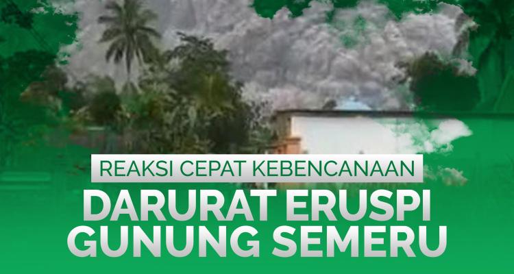 Gambar banner Darurat Erupsi Gunung Semeru