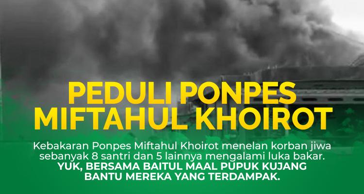Gambar banner Peduli Ponpes Miftahul Khoirot