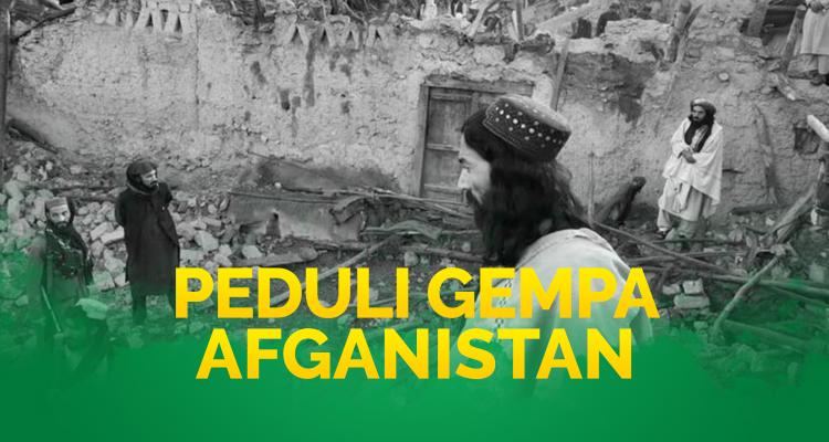 Gambar banner Peduli Gempa Afganistan