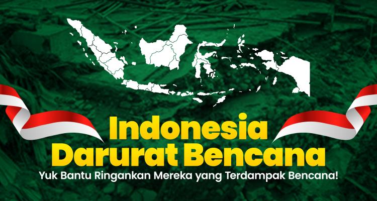 Banner program Indonesia Darurat Bencana