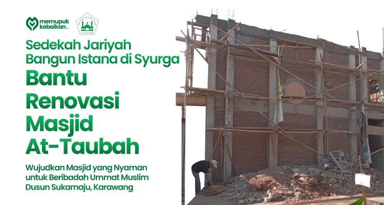 Gambar banner Bantu Renovasi Masjid At-Taubah