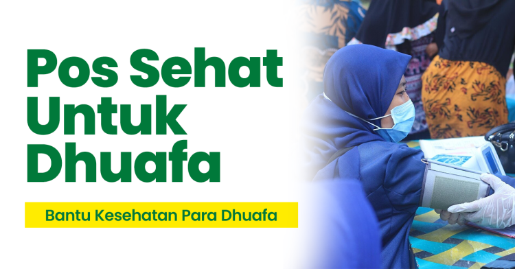 Banner program Pos Sehat Untuk Para Dhuafa