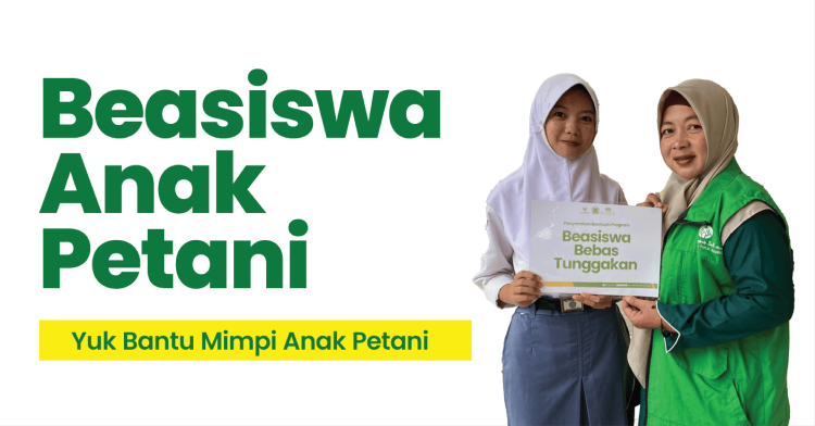 Banner program Beasiswa Untuk Anak Petani