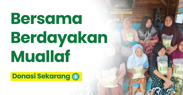 Banner program Berdayakan Muallaf