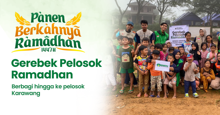 Banner program Gerebek Pelosok Ramadhan - Panen Berkahnya Ramadhan