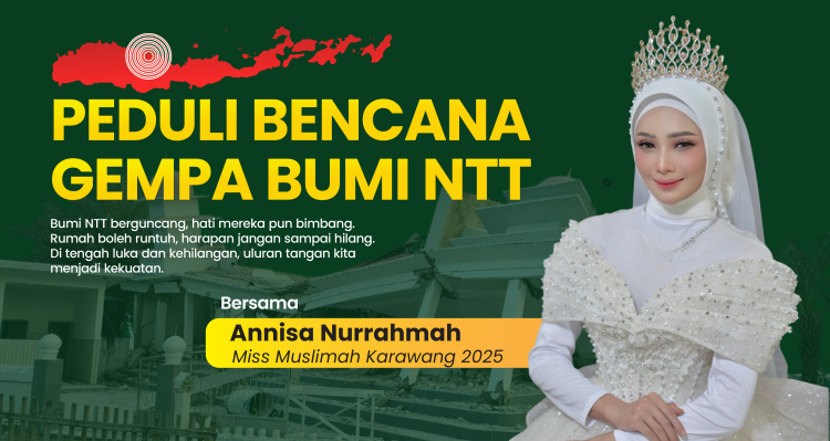 Gambar banner Bersama Annisa Nurrahmah Peduli Gempa Bumi NTT