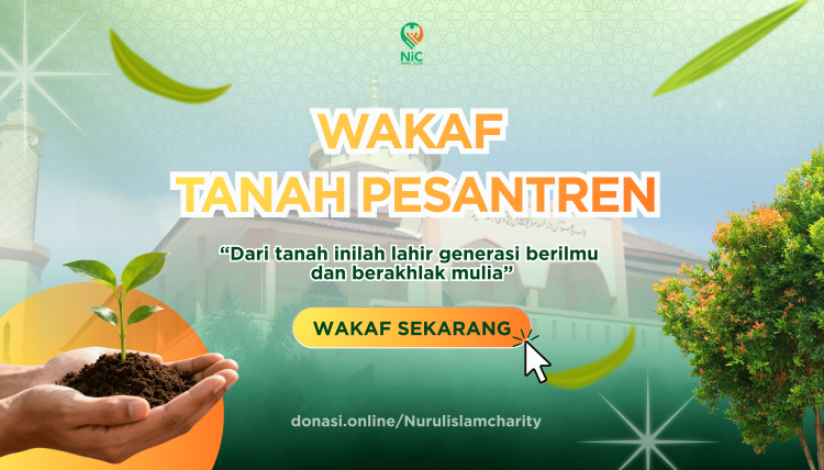 Gambar banner WAKAF TANAH PESANTREN