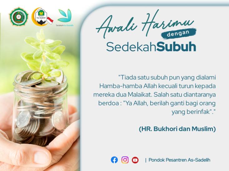 Gambar banner SEDEKAH SUBUH UNTUK SANTRI TAHFIDZ PENGHAFAL AL-QURAN