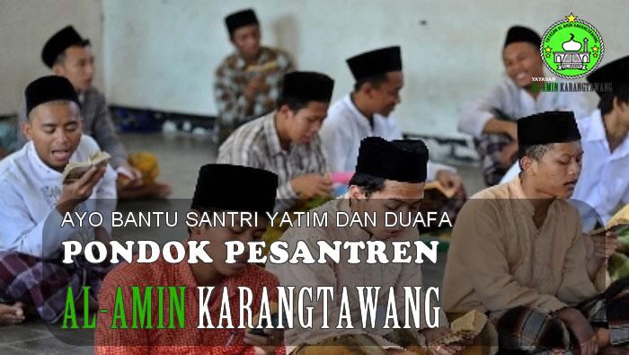 Banner program Bantuan Santri Yatim dan Duafa