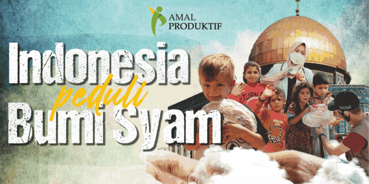 Banner program Indonesia Peduli Bumi Syam