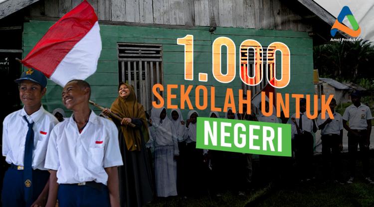 Banner program 1000 Sekolah Untuk Negeri