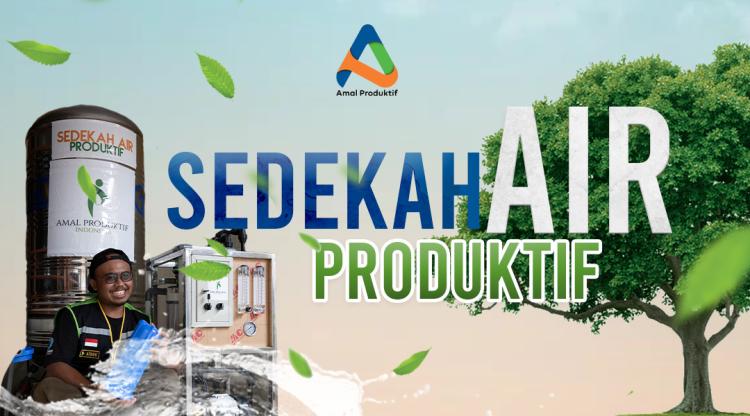 Banner program Sedekah Air Produktif