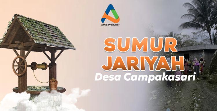 Banner program Sumur Jariyyah Desa Campakasari