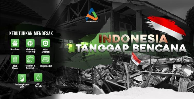 Banner program Indonesia Tanggap Bencana