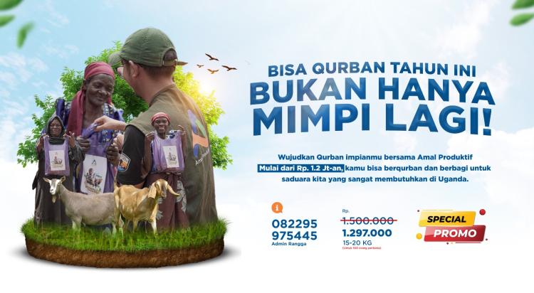Banner program Qurban Produktif-Uganda